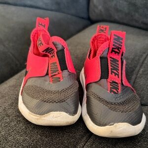 Nike Kids Red and Black Sneakers